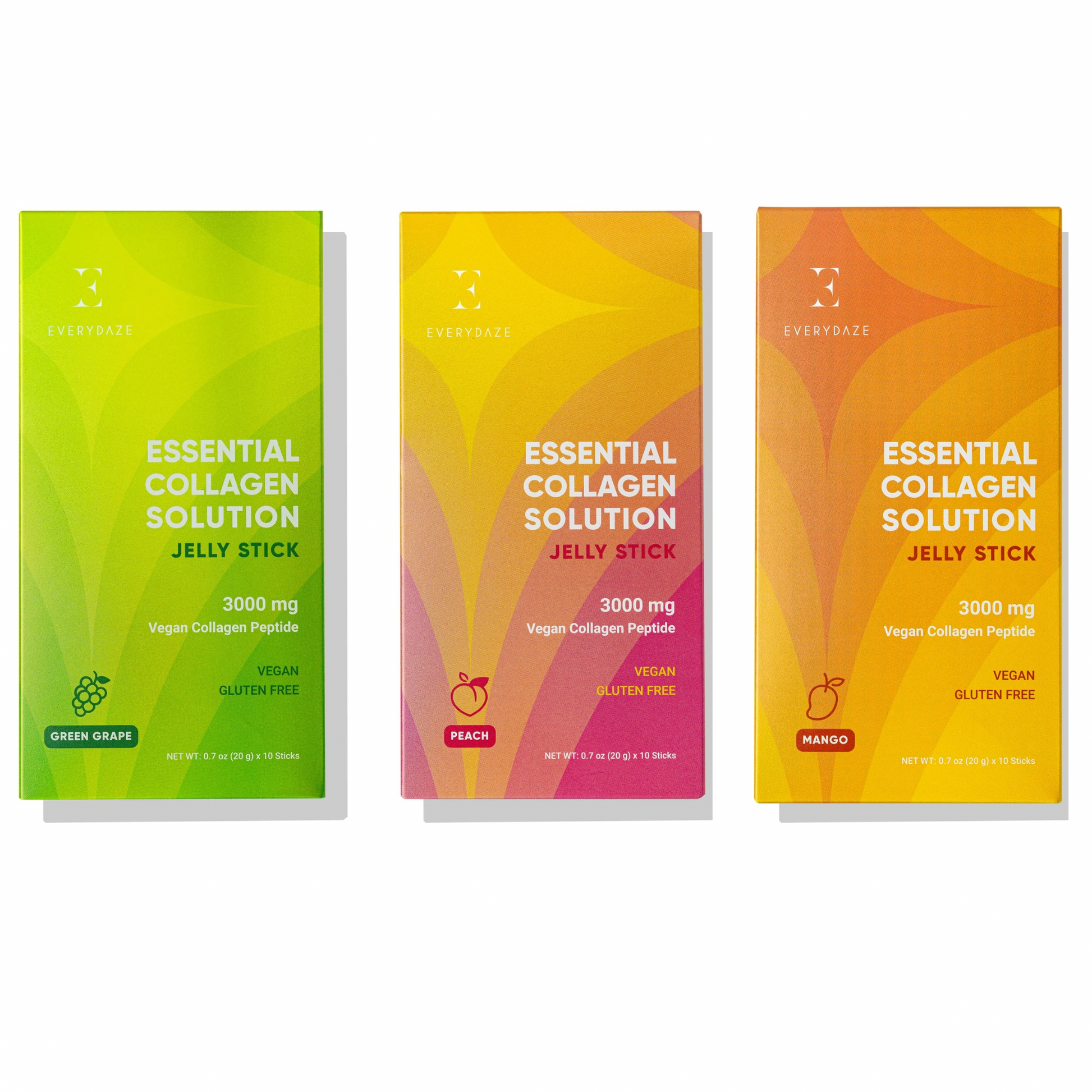 Paket treh okusov veganskega kolagena brez glutena